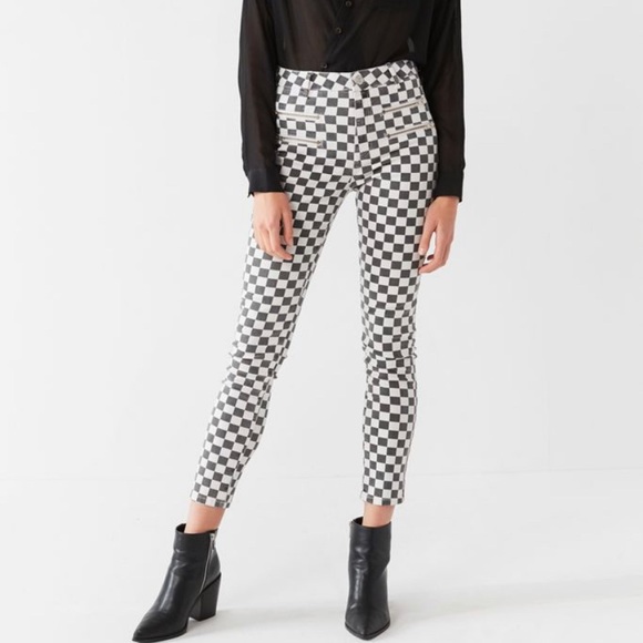 Urban Outfitters Denim - BDG High Waisted Checkered Jeans